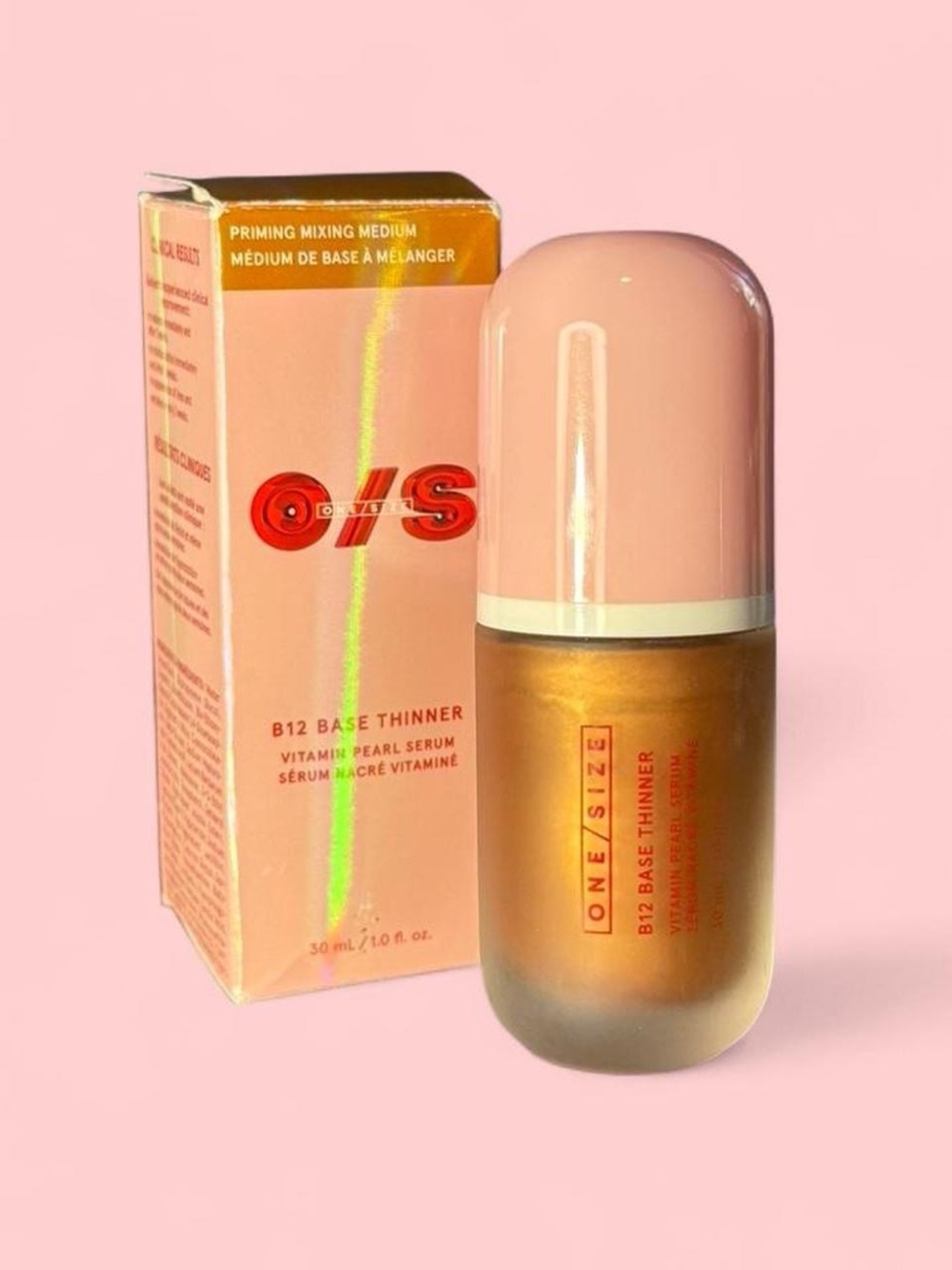 One/Size B12 Base Thinner Vitamin Pearl Serum in Bronze